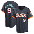 San Diego Padres #9 Jake Cronenworth Obsidian FEDASGOGE 2026 City Connect Stadium Jersey