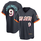 San Diego Padres #9 Jake Cronenworth Obsidian FEDASGOGE 2026 City Connect Stadium Jersey
