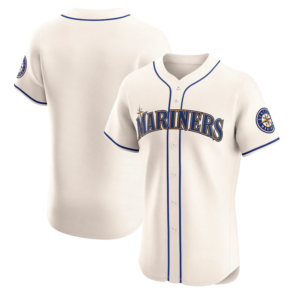 Seattle Mariners Cream FEDASGOGE Alternate Elite Jersey