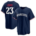 Minnesota Twins #23 Royce Lewis Navy FEDASGOGE Alternate 2 Replica Jersey