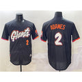 San Francisco Giants #2 Willy Adames Anthracite FEDASGOGE 2025 City Connect Limited Stitched Jersey