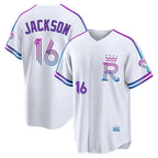 Kansas City Royals #16 Bo Jackson Player White FEDASGOGE 2026 City Connect Limited Home Stitched Jerseys