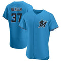 Miami Marlins #37 Anthony Bender Player Blue FEDASGOGE Home Limited Elite Stitched Jerseys