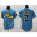 Milwaukee Brewers #2 Brice Turang Powder Blue FEDASGOGE City Connect Cool Base Stitched Jersey