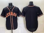 Houston Astros Blank 2026 Fashion Replica Black FEDASGOGE Out Stitched Jersey