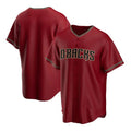 Arizona Diamondbacks Blank Red FEDASGOGE Cool Base Stitched Jersey