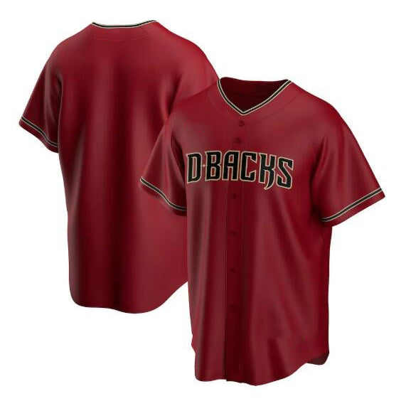 Arizona Diamondbacks Blank Red FEDASGOGE Cool Base Stitched Jersey