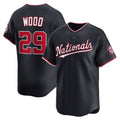 Washington Nationals #29 James Wood Navy FEDASGOGE Alternate Limited Player Jersey