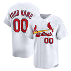 Custom St. Louis Cardinals White FEDASGOGE Home Limited Jersey