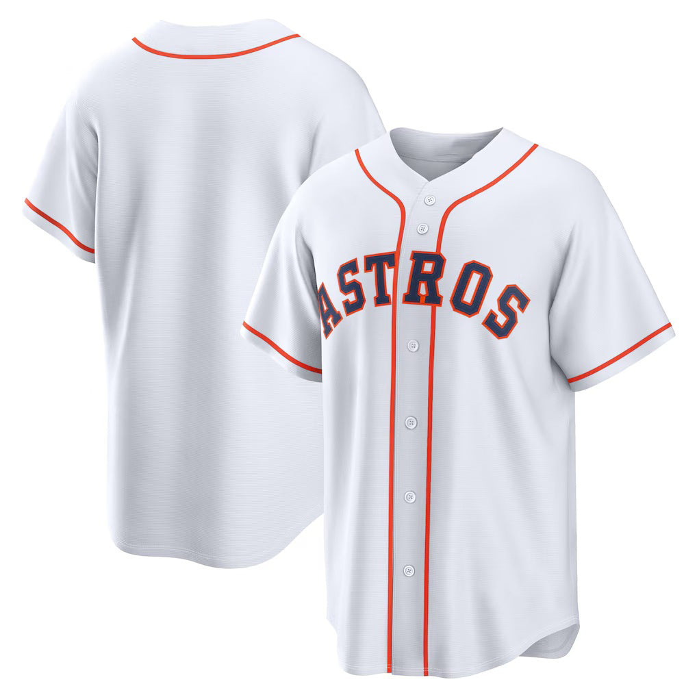 Houston Astros White FEDASGOGE Home Replica Jersey