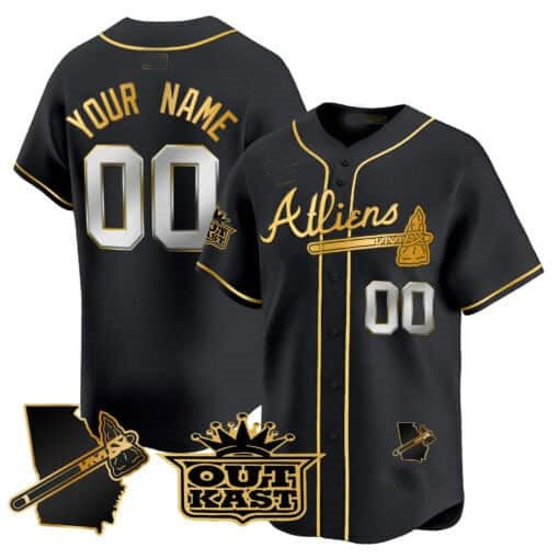Custom Atlanta Braves Atliens Vapor Premier Limited Jersey V2 ¨C Black FEDASGOGE