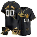 Custom Atlanta Braves Atliens Vapor Premier Limited Jersey V2 ¨C Black FEDASGOGE