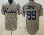 New York Yankees #99 Aaron Judge Grey FEDASGOGE Limited Jersey