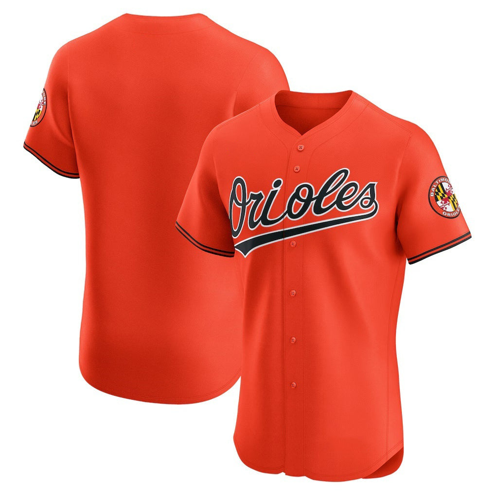 Baltimore Orioles Orange FEDASGOGE Alternate 2 Elite Jersey