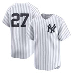 New York Yankees #27 Giancarlo Stanton White FEDASGOGE Home Limited Player Jersey 2