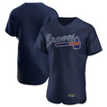 Atlanta Braves Navy FEDASGOGE Alternate Limited Elite Home Game Blank Player Stitched Jerseys