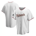 Washington Nationals White Gold FEDASGOGE 2019 World Series Champions Blank Cool Base Jersey