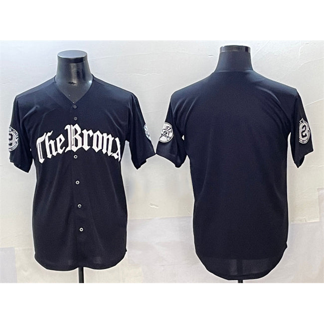 New York Yankees Blank Black FEDASGOGE 'Gothic Legacy Edition' Vapor Premier Limited Stitched Jersey