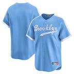 Los Angeles Dodgers Blank Player Light Blue FEDASGOGE Cooperstown Collection Limited Stitched Jerseys