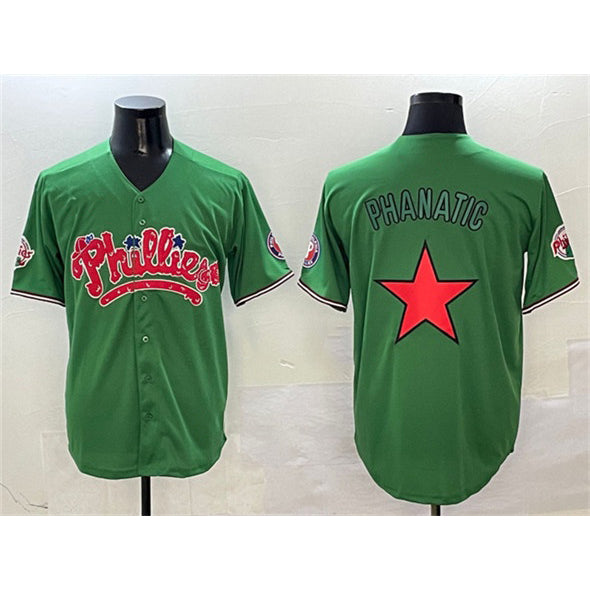 Philadelphia Phillies Green FEDASGOGE Phanatic Limited Stitched Jersey