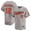 Baltimore Orioles #12 Dylan Beavers Player Gray FEDASGOGE Limited Home Game Stitched Jerseys