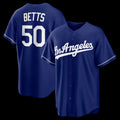 Los Angeles Dodgers #50 Mookie Betts Royal FEDASGOGE Alternate Replica Jersey