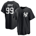 New York Yankees #99 Aaron Judge Black FEDASGOGE Lights Out Limited Stitched Jersey