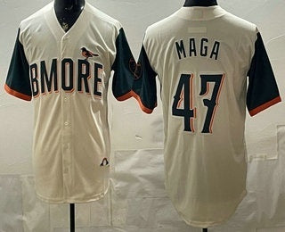 Baltimore Orioles #47 MAGA Cream FEDASGOGE 2026 City Connect Stadium Jersey