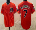 Detroit Tigers #7 Kevin McGonigle Orange FEDASGOGE Limited Jersey