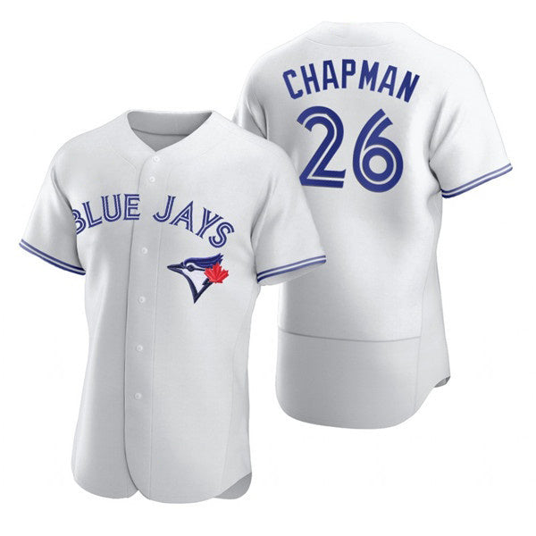 Toronto Blue Jays #26 Matt Chapman White FEDASGOGE Flex Base Stitched Jersey