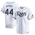 Tampa Bay Rays #44 Ryan Pepiot White FEDASGOGE Home Limited Stitched Jersey