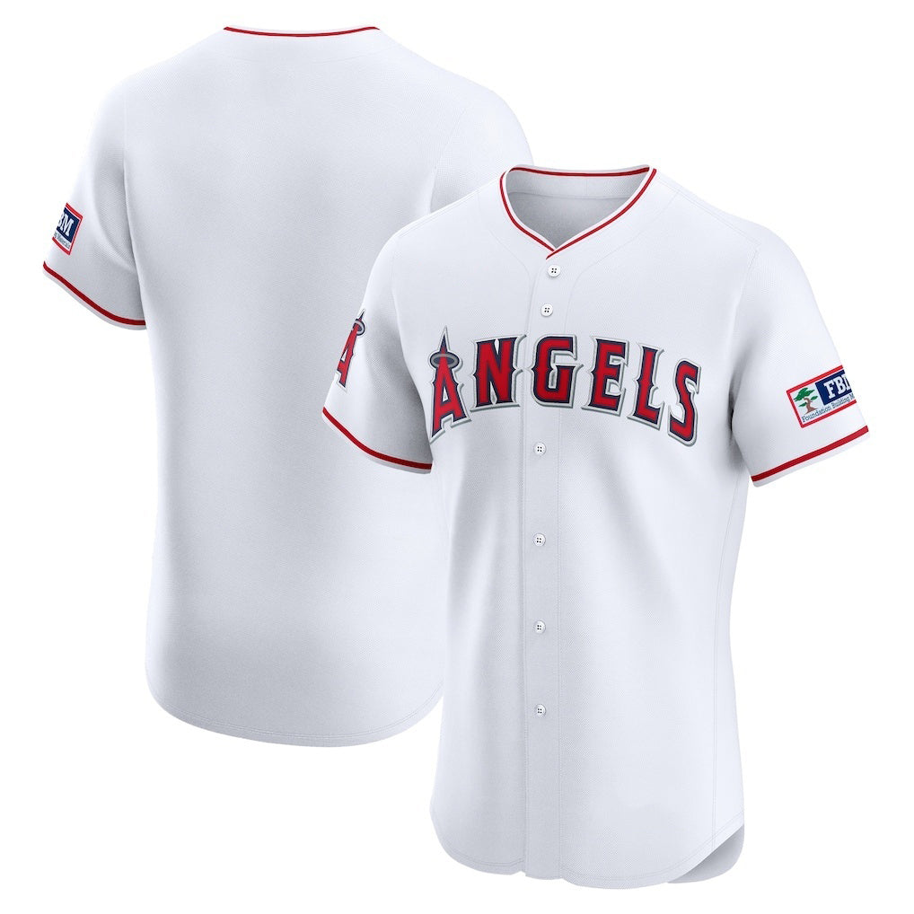 Los Angeles Angels White FEDASGOGE Home Limited Jersey